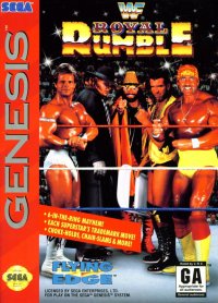 WWF Royal Rumble PAL Sega Mega Drive PAL box art